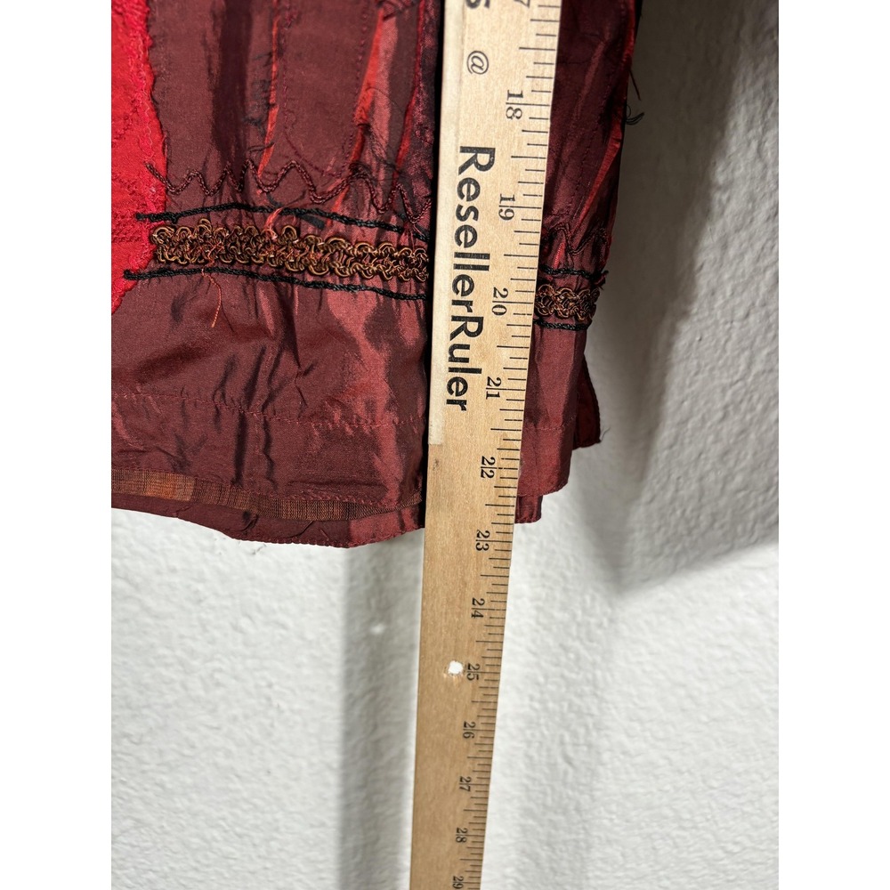 Chico's Multicolor Artistic Patchwork Jacket - image 8